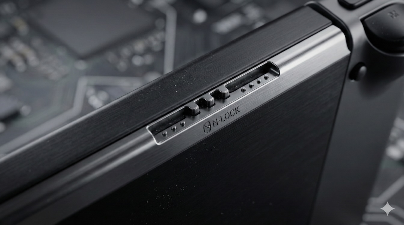 Nintendo Switch 2 Test: Endlich 4K & mehr Power? Lohnt es sich? Detailaufnahme der neuen magnetischen Joy-Con Verbindung der Switch 2.