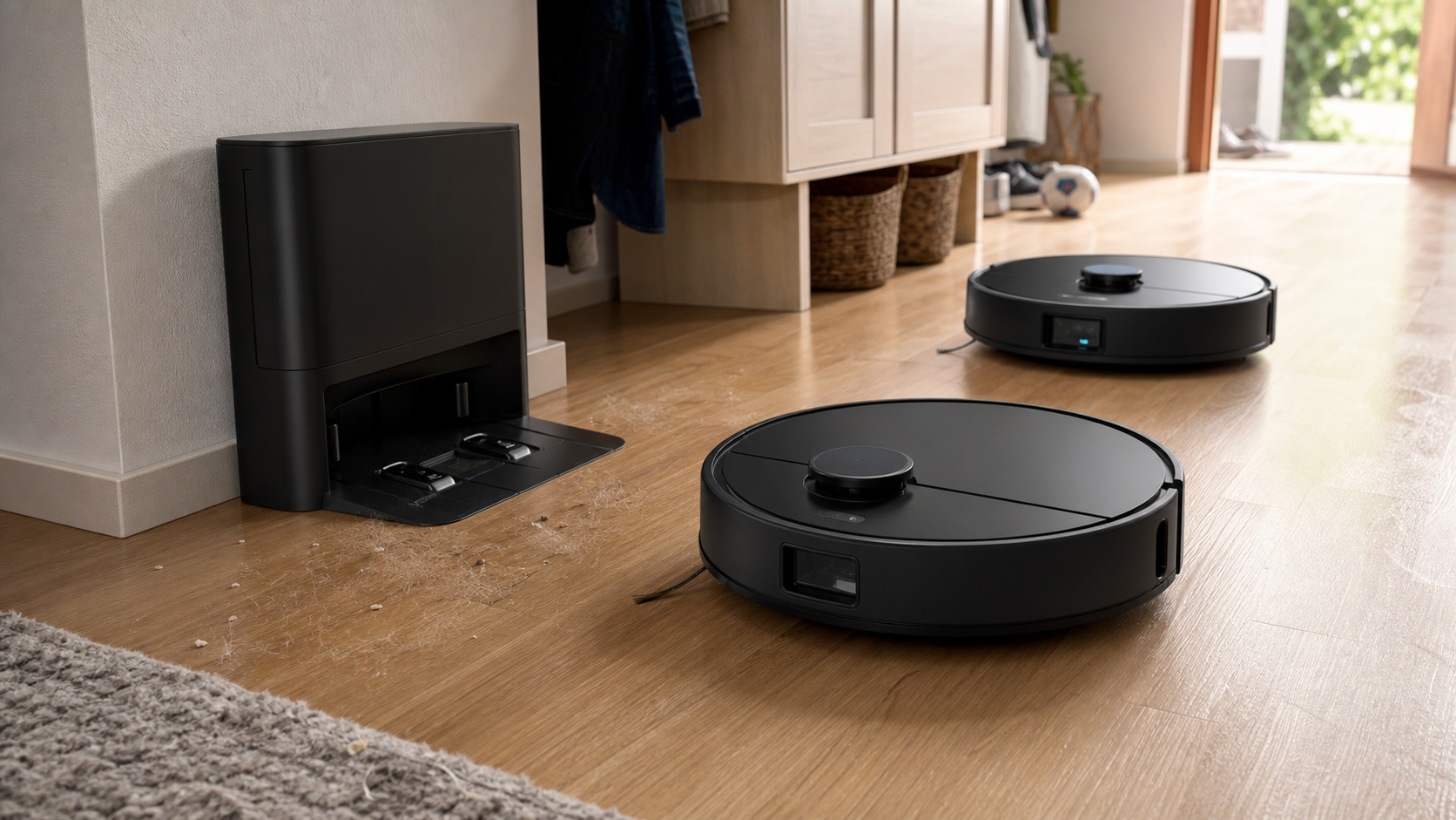 Ecovacs Deebot T50 Omni Gen3 im Vergleich zum T50 Omni Gen2 im Familienflur