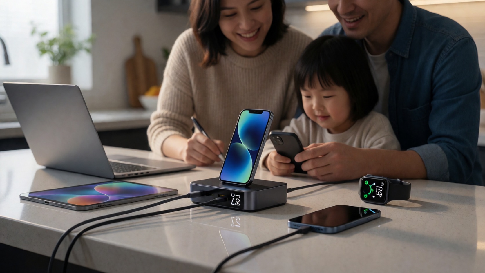 Anker GaN Netzteile mit Smart Display: Vergleich Anker GaN Ladegeräte mit Display im Alltag mit Smartphone und Uhr als Bullshit-Filter gegen blinden Wattzahl-Kauf